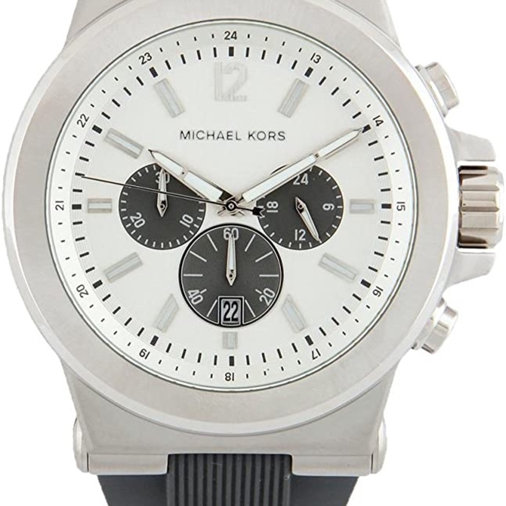 Michael Kors Jet Set Black Rubber MK8183